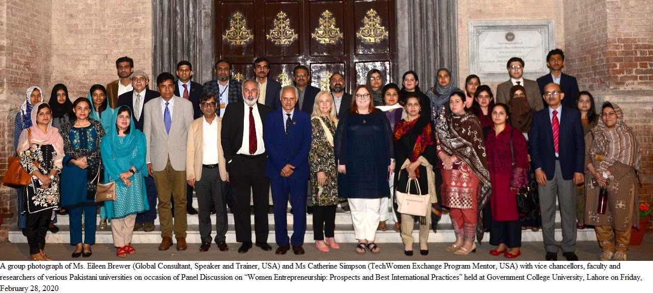 A group photograph of participants in theTechWomen Program