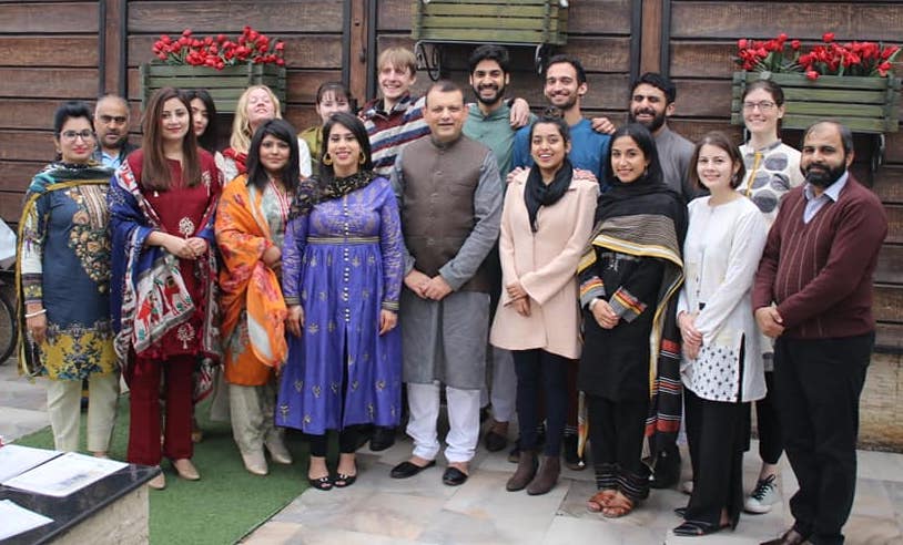 Participants in the BULPIP program pose for a group photo